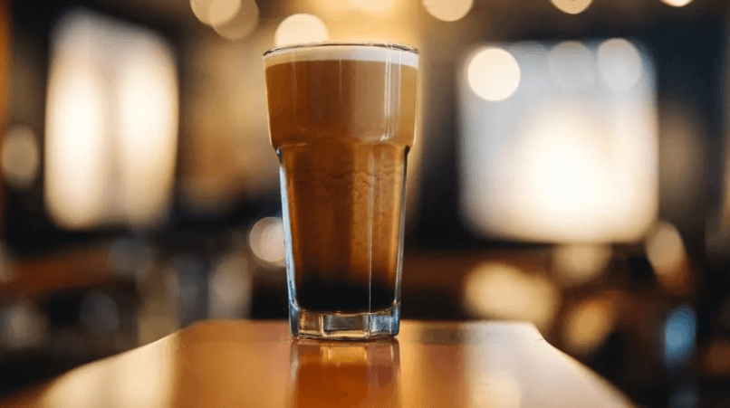Nitro Tapp cold coffee in a glass