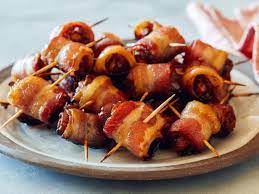 Surprising Recipes That Use Coffee Grounds #7 - Coffee Ground Bacon Wrapped Dates